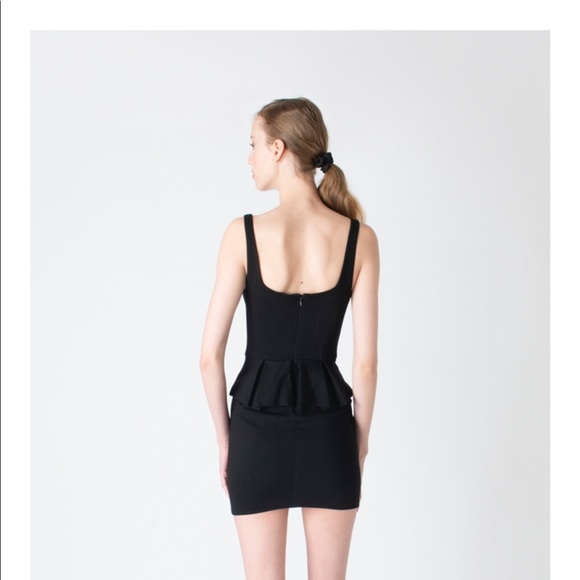 GRAY Peplum Dress - Picture 2 of 6